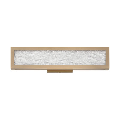 Eastville 18-inch Champagne Gold 5CCT LED Vanity Light with Clear Water Glass