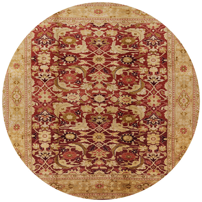 Snari Oriental Indoor Rug, Round 8'