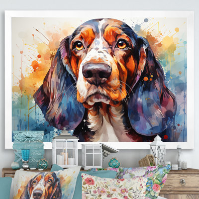 " Dog Basset Hound Beauty I "