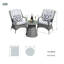 2 - Person Patio Dining Set with Round Table , Cushions Included