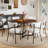 Modern Farmhouse Kitchen Dining Table Set-1072229120-1072229121-1066714989