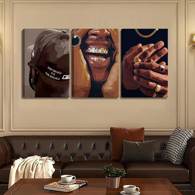 3 Piece Wrapped Canvas Print