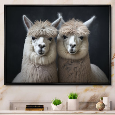 Deux Alcapas gracieux gardiens IV sur toile