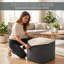 Repose-pieds polyvalent avec housse lavable et base antidérapante, repose-pieds modulaire-152635409-167252613