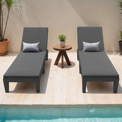 Outdoor Chaise Lounge (Set Of 2)