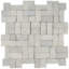 Nature Antique Lava Black Pebble Mosaic Tile-1915853604