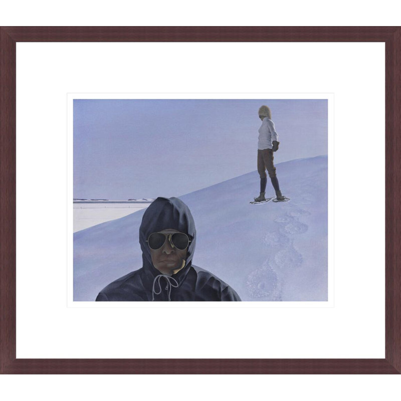 Janvier, d'Alex Colville - Reproduction giclée encadrée, H 13,75 po x l 15,83 po