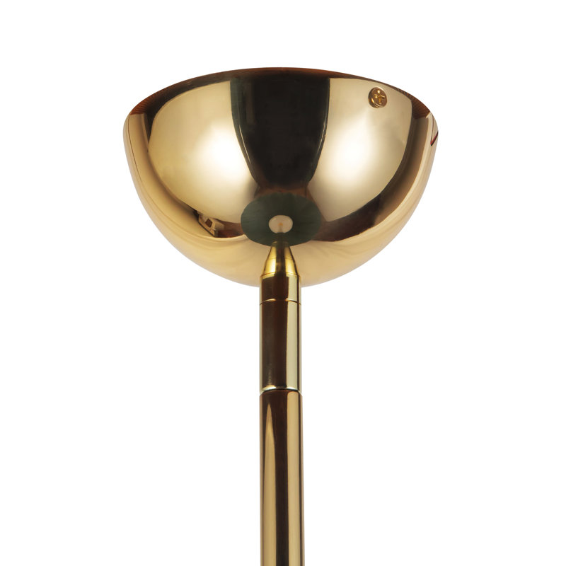 Luminaire suspendu à DEL à intensité variable vert pin 25 po Furrow, Vert, 25 po