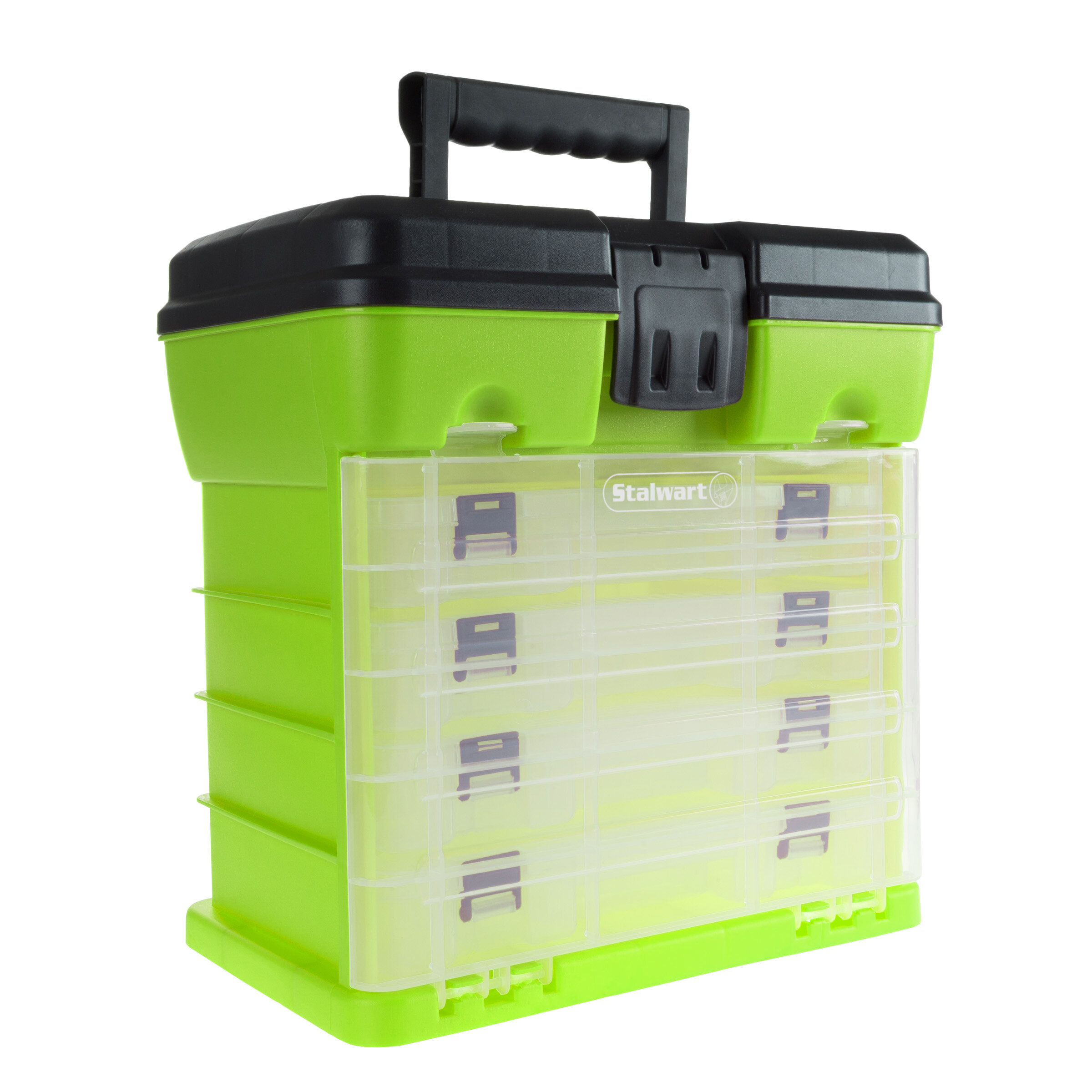 Fishing Tackle Box Baits Organizer Plastic Fishing Tackle Storage Accessory  Box with 26 Separate Compartments Fishing