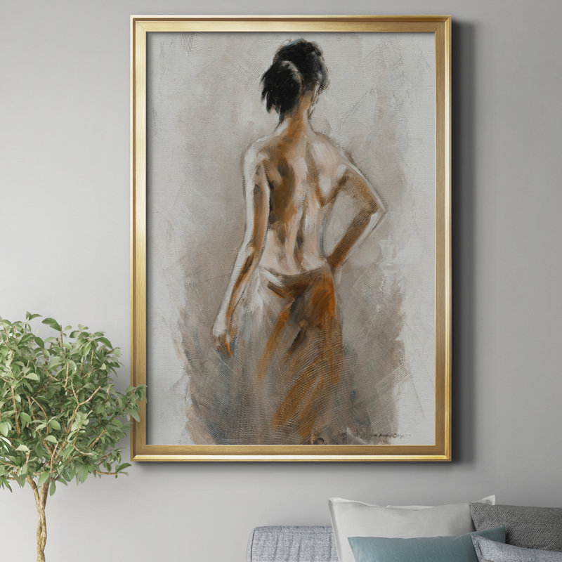 «Spa Moment» par J Paul, reproduction d'art sur toile encadrée, H 22,5 po x l 30,5 po x P 1,5 po, Doré