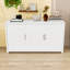 Buffet en bois avec portes et tablettes réglables-679447124
