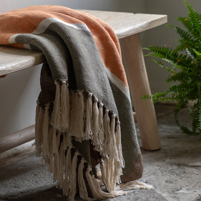 Crosshatch Woven Throw Taupe 1300x1700mm
