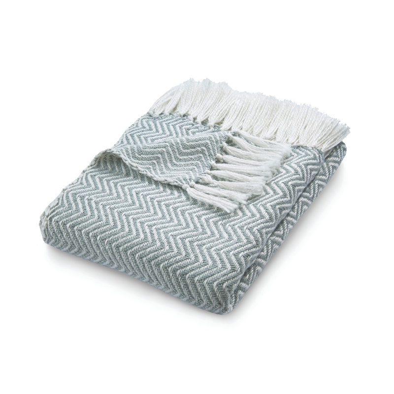Declue Throw Blanket, Sky Grey