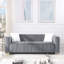 Canapé en velours de luxe 87 po avec 2 coussins Clifford-293635800-293635801