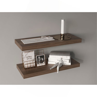 Floating Shelves, 2 Shelves, 1.50" H
