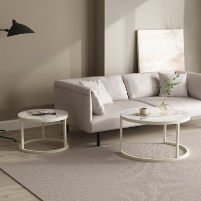 Extendable Frame Coffee Table with Storage