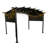 12 X 9 Ft Outdoor Pergola Patio Gazebo,Retractable Shade Canopy,Steel  Frame Grape Gazebo,Sun Shelter Pergola For Gardens,Terraces,Backyard-125300019