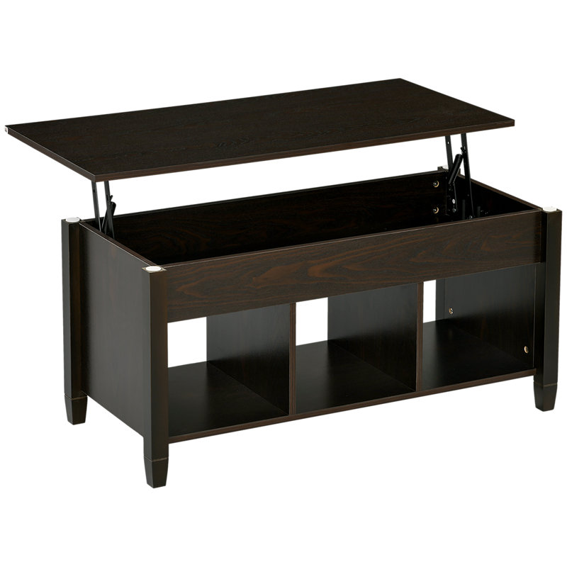 Table basse Poitiers, Brun foncé
