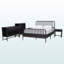 Ensemble de chambre à coucher complet Bavaria 5 pièces noir-338535584-338535591