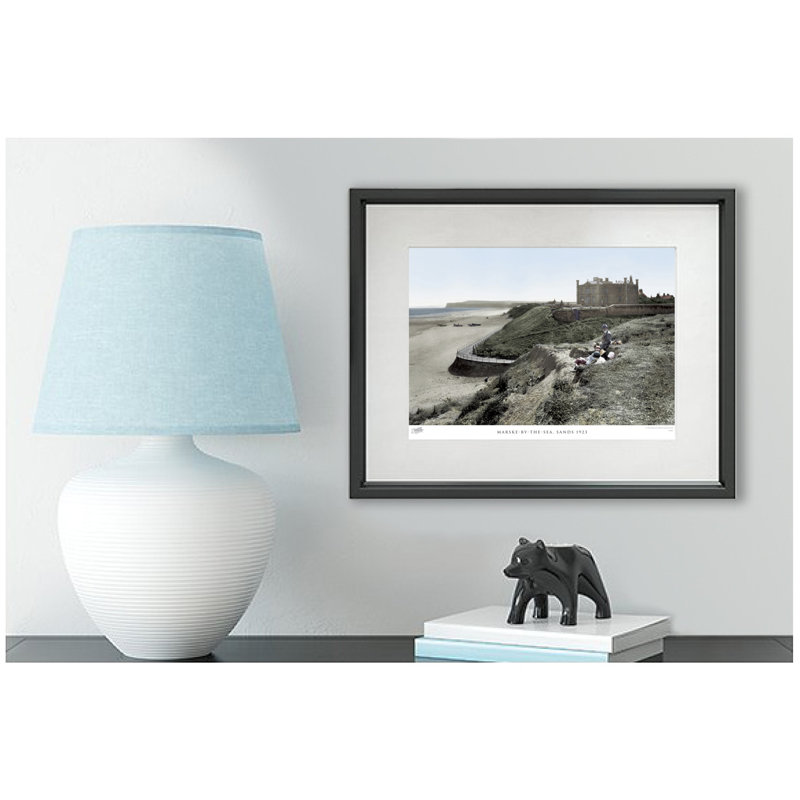 Marske By The Sea, Sands 1923 - Single Picture Frame Print, 60cm H x 80cm W x 2.3cm D