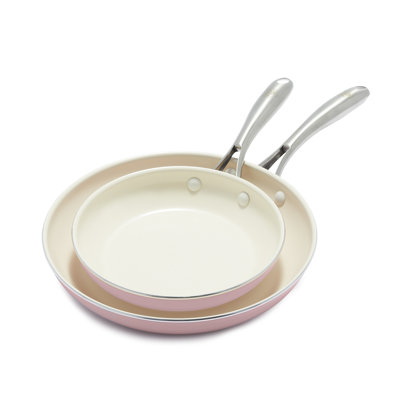 Ensemble de poêles à frire en céramique antiadhésive de 8 po et 10 po GreenLife Artisan