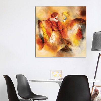Meet Together I by Wil Lof - Wrapped Canvas Painting