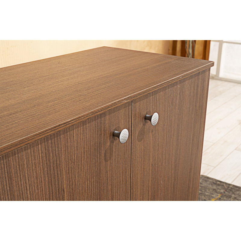 Rangement pour chaussures à 3 niveaux Origamy, Noyer