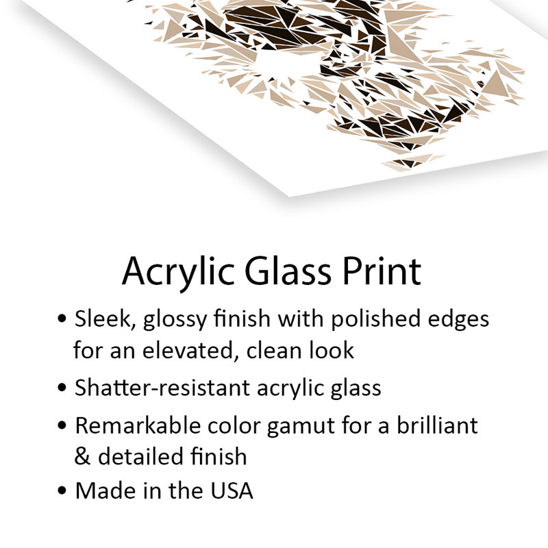 German Shepherd Print On Acrylic Glass
