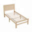 Lit plateforme en bois-803460489