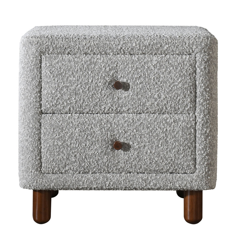 Table de chevet 2 tiroirs Boucle