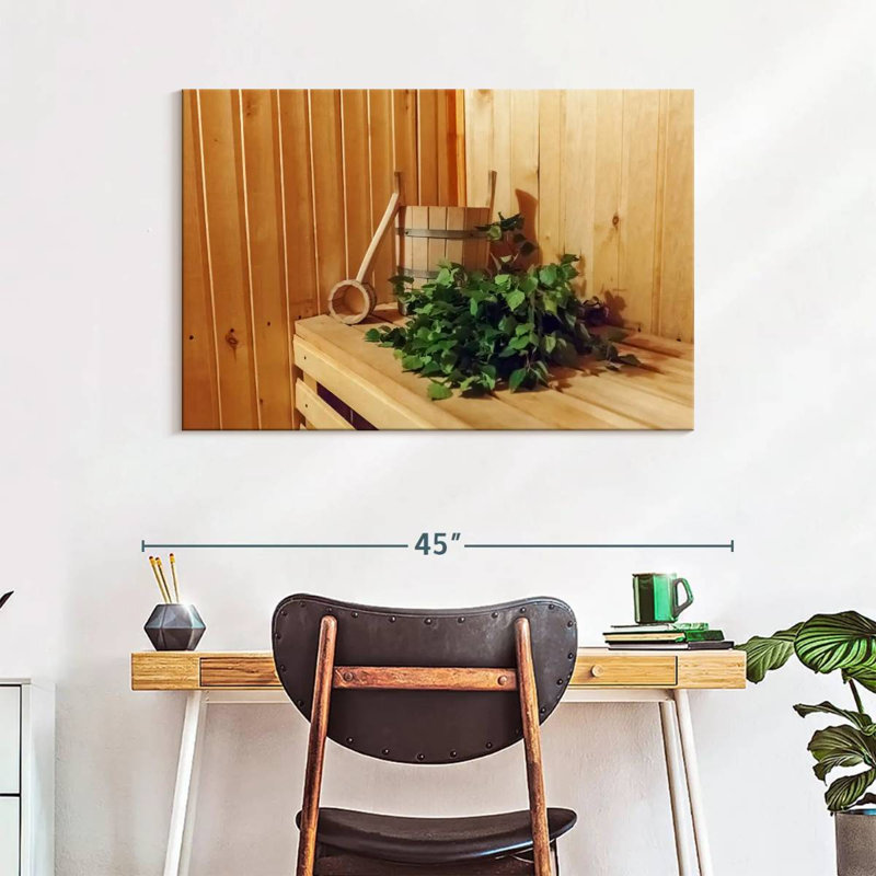 Lilie aux herbes de sauna finlandaises, H 26 po x l 39 po