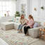 Canapé modulaire confortable en forme de L à 4 places de 134 po avec coussin de siège-129890656-129890658