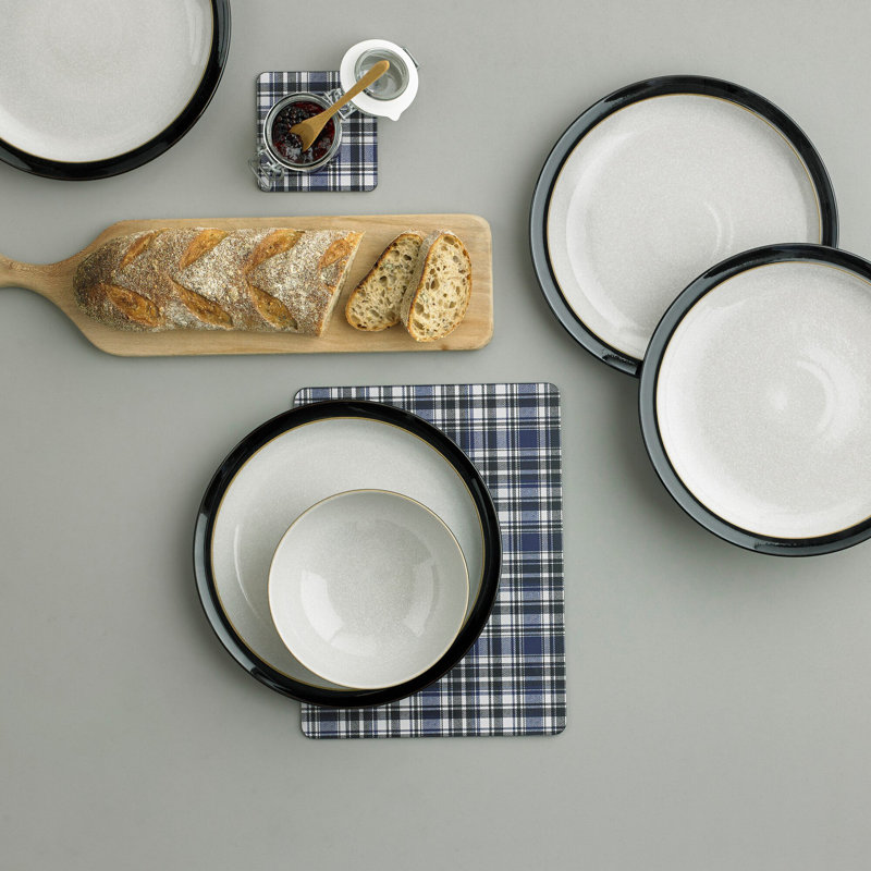 Elements Medium Plate, Black