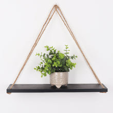 Triangle Wood Accent Shelf