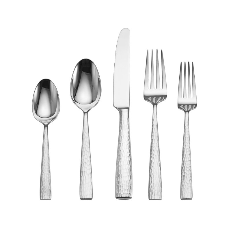 Mikasa Oliver 20-Piece 18/10 Stainless Steel Flatware Set, Service for 4