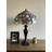 Haig Tiffany Style Table Lamp Magpie Bird Cherry Blossoms  LED Bulbs Included 16"W*16"D