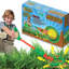 Nature Bound: détecteur de métal - vert et orange - détecteur de jouets et d'objets lumineux 29 po, poignée réglable, outil d’exploration pour l'extérieur, enfants de 6 ans et plus