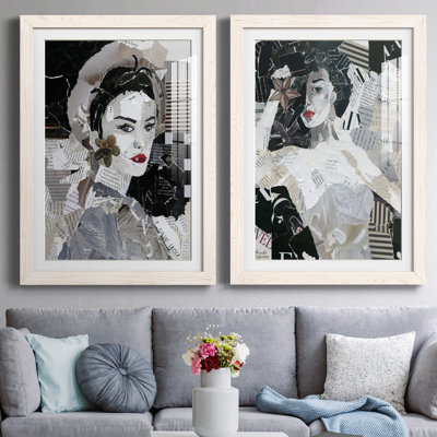 Runway Pause - ensemble de 2 peintures