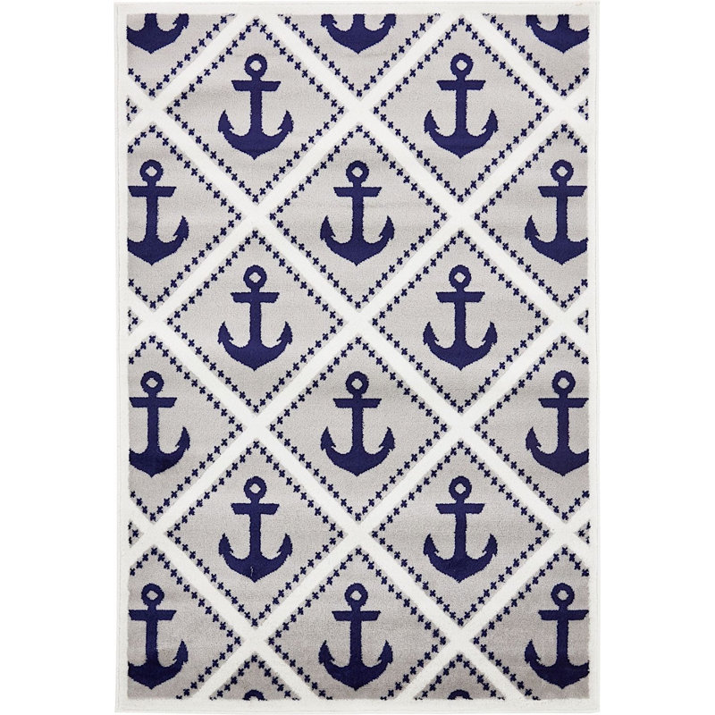 Sparacino Abstract Indoor Rug, Rectangle 5' x 8'