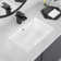 Lofeyo 21" Bathroom Vessel Undermounted Pure White Sink with Overflow, Rectangular