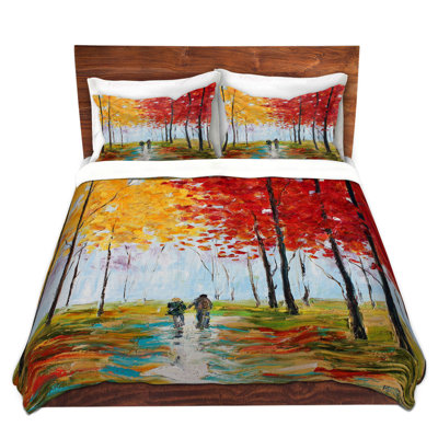 Ensemble de housse de couette automne melody