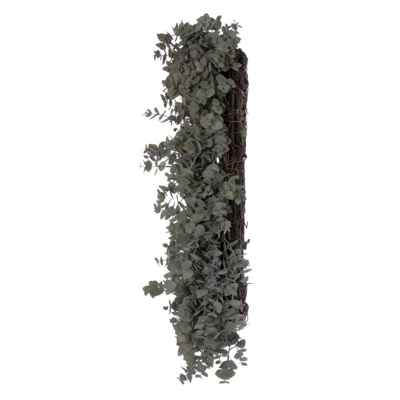 Faux Eucalyptus Wreath, 30" H x 5" W x 30" D