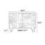 Armoire décorative haut de gamme à double porte rétro