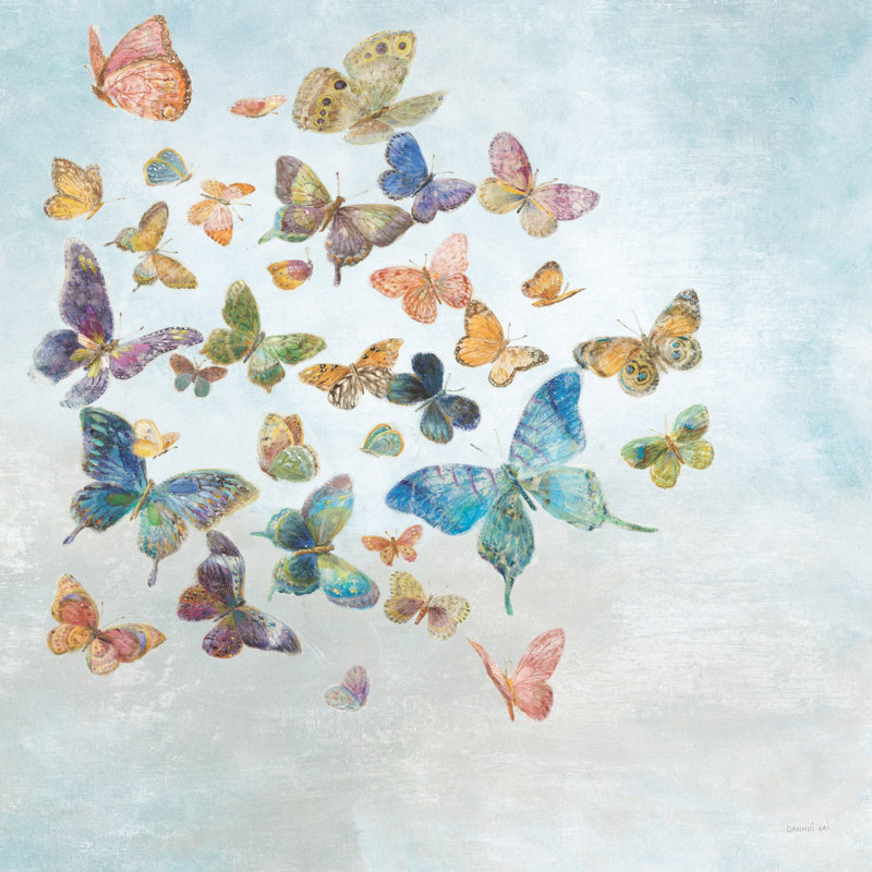 Beaux papillons avec lumière V3, H 12 po x l 12 po