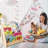 Front Facing Kids Bookshelf With Back Storage, Perfect For Toddler, Children's Room, And Reading Nook (Natural)