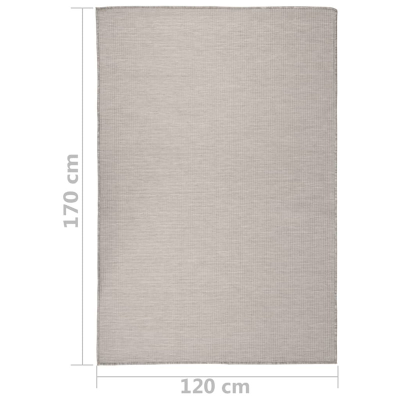 Phares Solid Colour Hand Woven Area Rug, Rectangle 120 x 170cm