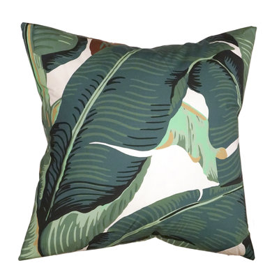 Hinson Palm Square Pillow Cover & Insert