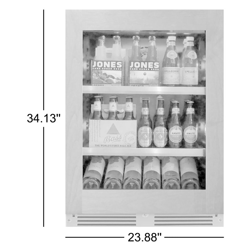 24" Beverage Center, Right