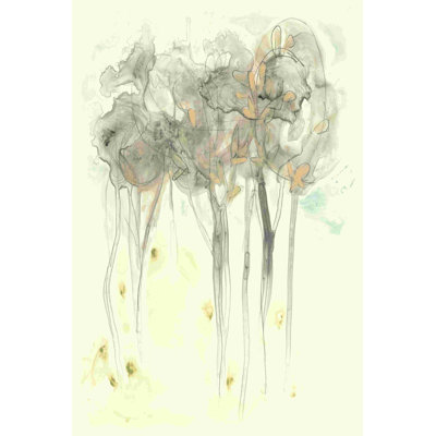 Sylvan Sketch II by June Erica Vess - Wrapped Canvas Drawing Print