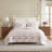 Laura Ashley Rosemoore Green Cotton Reversible Quilt Set-123849887